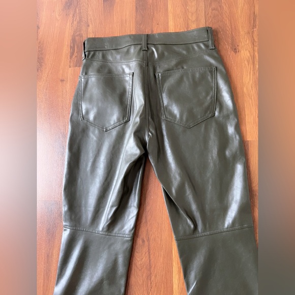 GAP Vintage Slim High Rise Dark Green Pants - Picture 7 of 7